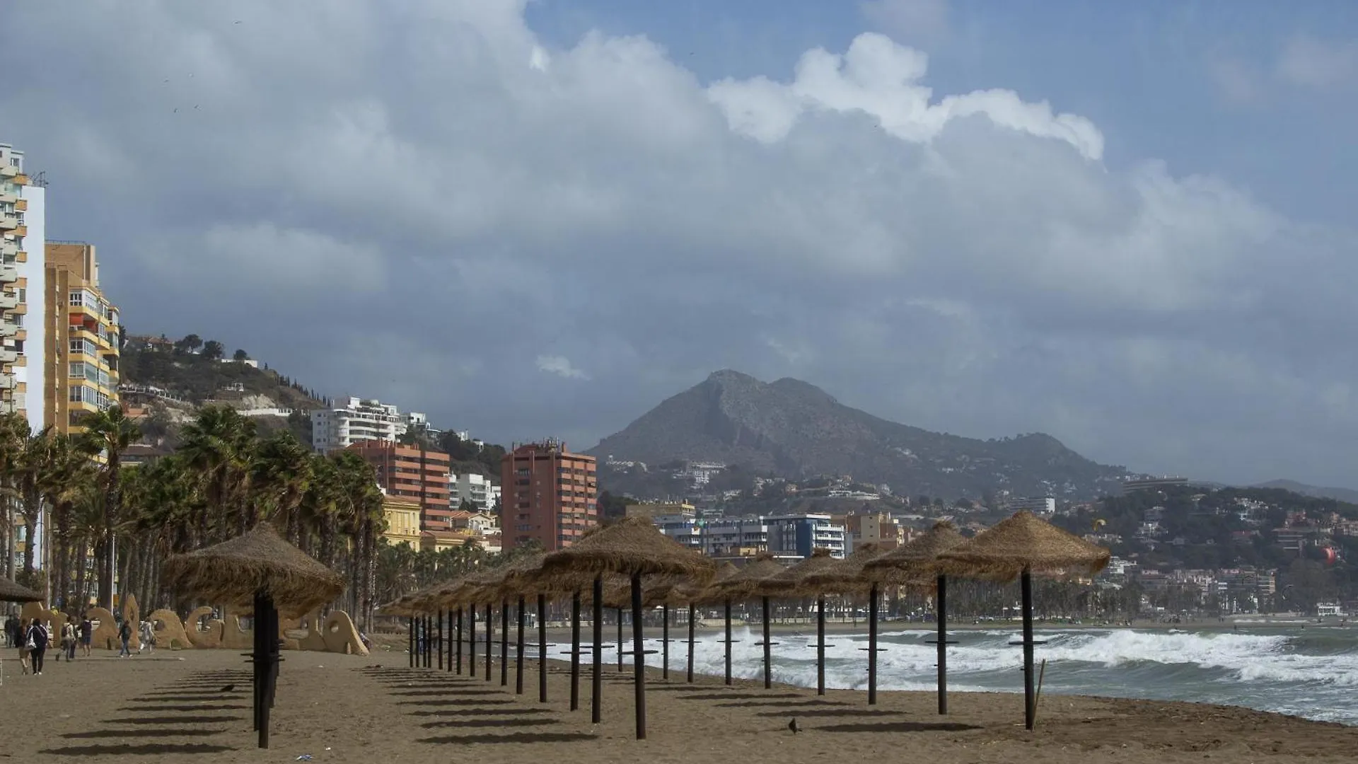 شقة Malagueta, Primera Linea De Playa مالقة