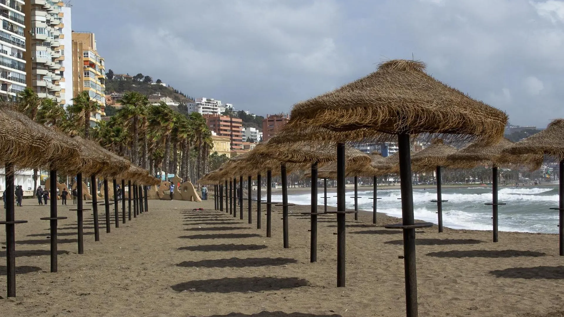 شقة Malagueta, Primera Linea De Playa مالقة